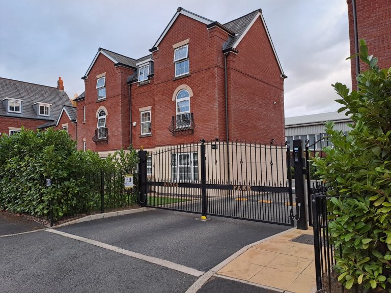 The gated Kings Park residential development in Leigh